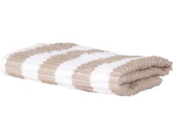 Linolux Vaatdoek Gestreept - Wit Zand - 100% katoen - 12 stuks