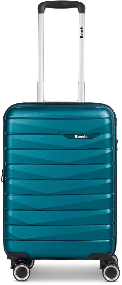 Bench Paris 4 wielen Cabinewagen S 55 cm met uitbreidingsplooi - Harde bagage - TSA slot - arctic-petrol