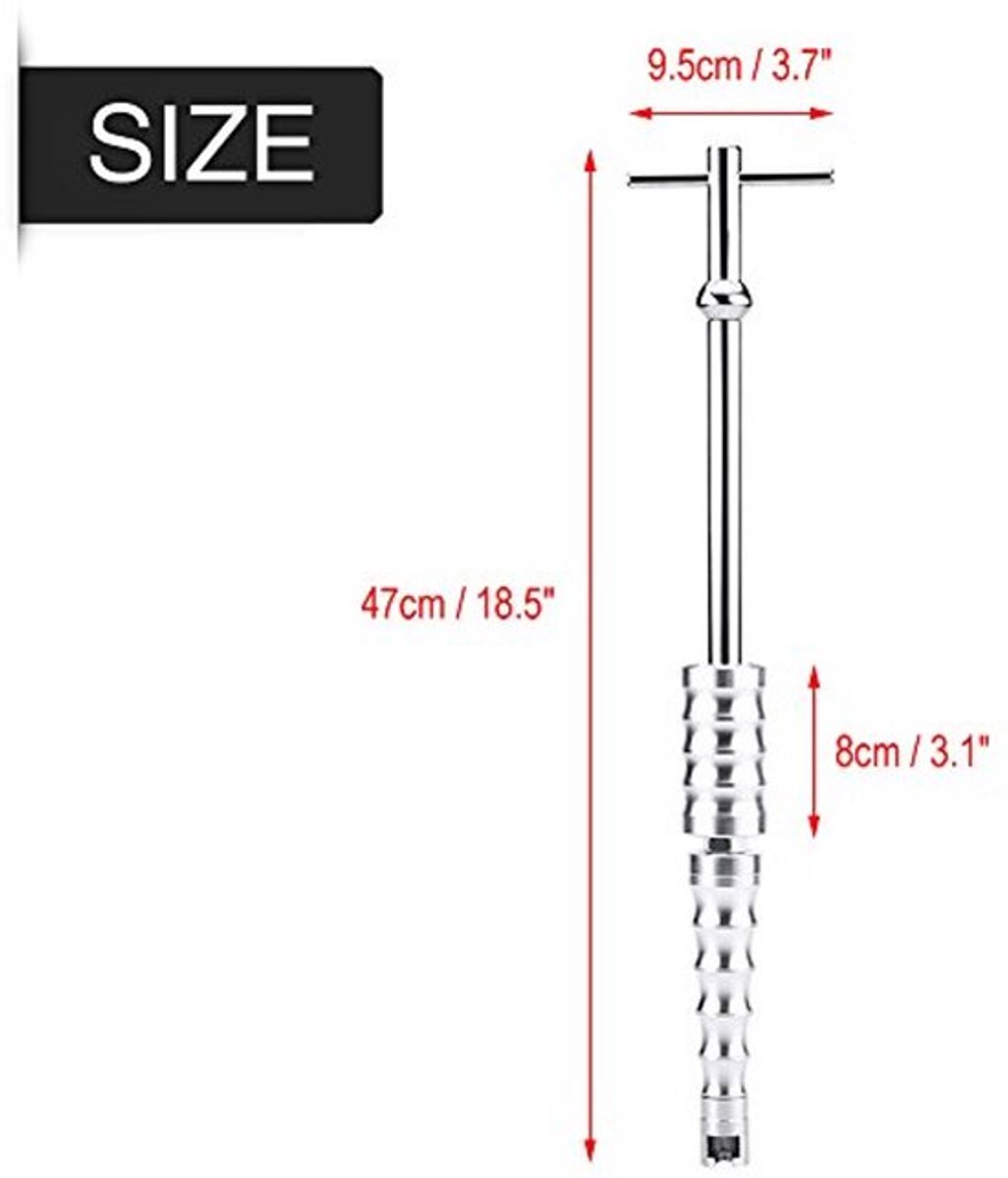 T-Shape Slide Hammer Puller - T Bar Dent Station - RVS Body - Voor Auto, Motor, Koelkast