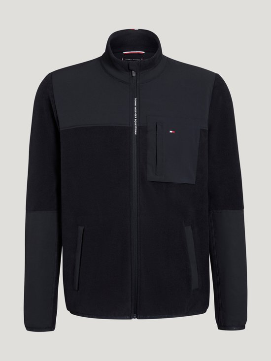 TOMMY HILFIGER VESTE POLAIRE WOODSTOCK POUR HOMME Bleu Foncé
