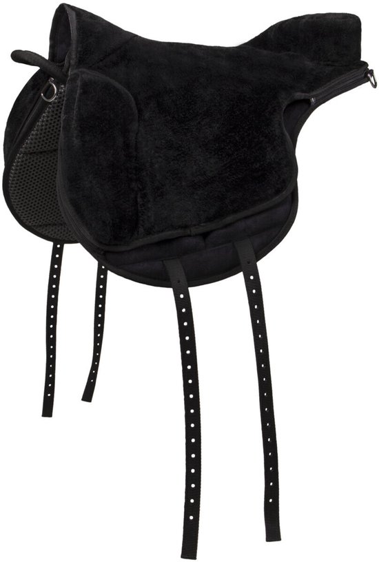 QHP Bareback Pad Super soft Zwart/Zwart - Full QHP Bareback Pad Super soft Zwart/Zwart - Full