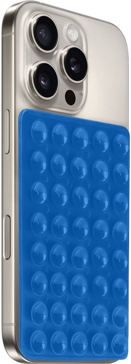 Mobiparts Zuignap Telefoonhouder | Mobiparts Sticky Pad - Blauw Universeel