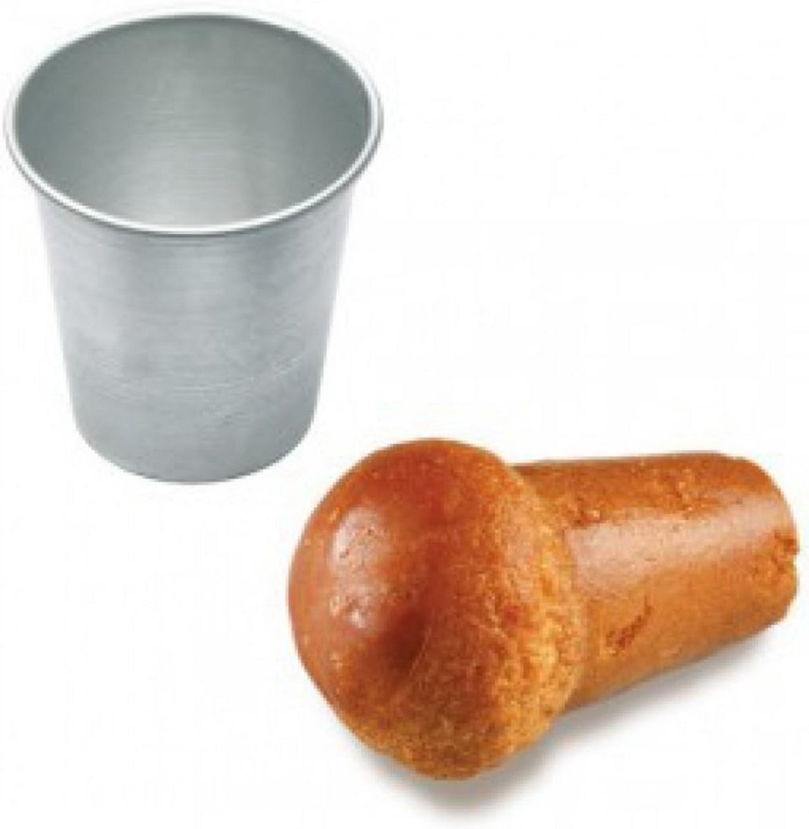 Set van 10 Zilveren Mini Bakvormen voor Gebak en Hartige Snacks