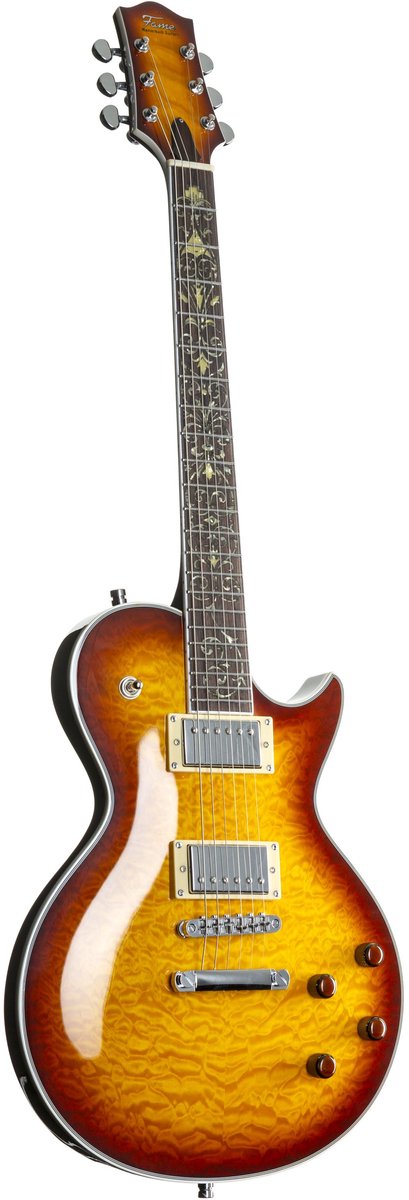 Fame Custom LP RW Caramel Burst - Single-cut elektrische gitaar