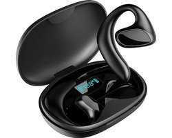 M8 vertaaloortjes, draadloze Bluetooth-vertaler, ondersteunt 144 talen | Directe vertaling | Slimme taalvertaler, zwart