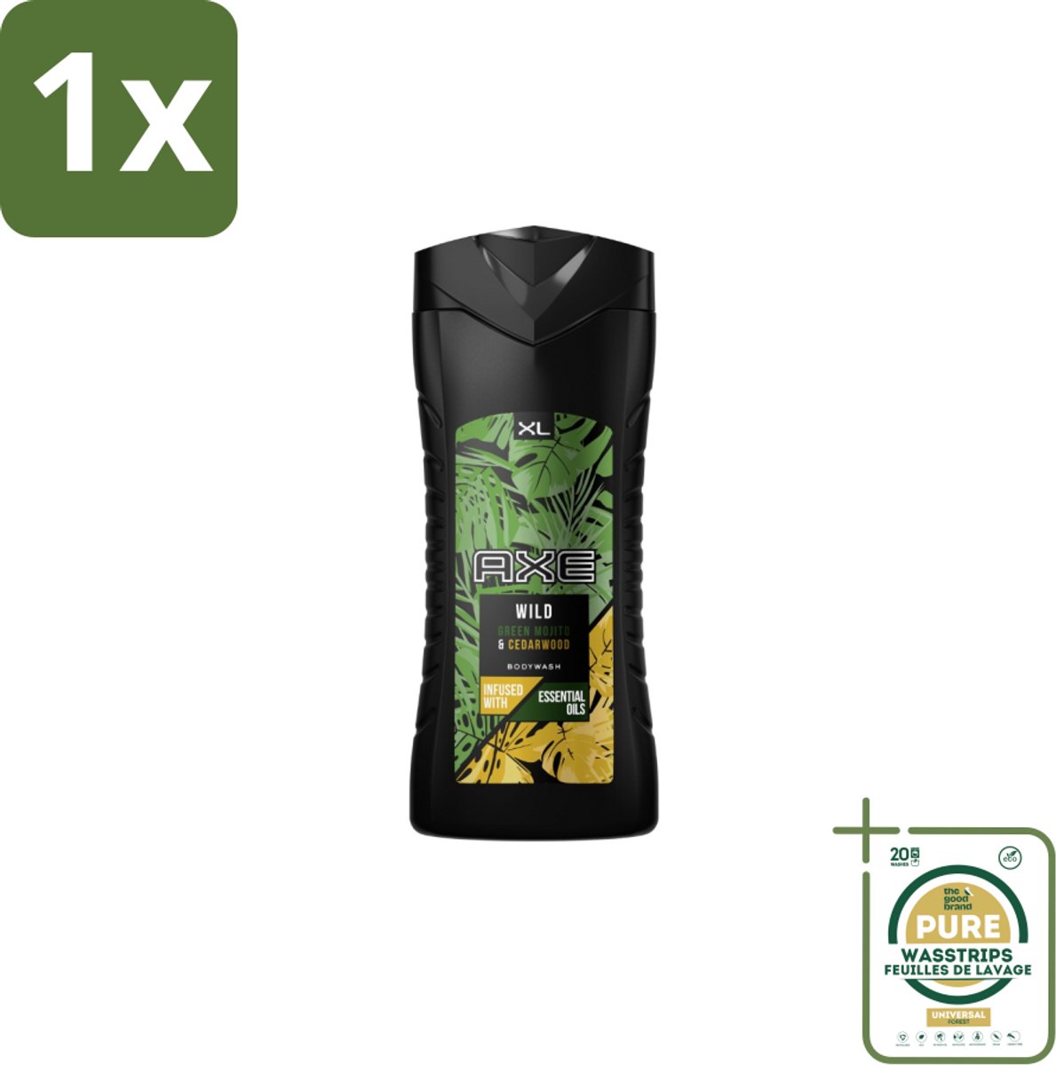 1 x AXE - Douchegel - Wild - 400 ml- Koffiezetapparaat - Koffiezetapparaat - Koffiezetapparaat