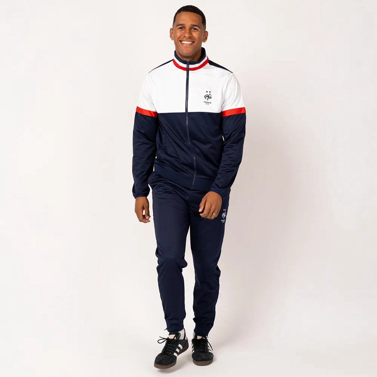 Frankrijk Trainingspak Heren - Maat S t/m XXL - Sportkleding - Voetbaltrainingspak - Volwassenen - FFF