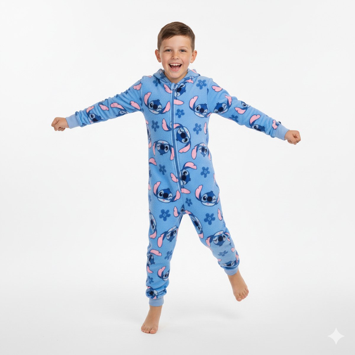 Lilo & Stitch kinder onesie blauw — afbeelding 2