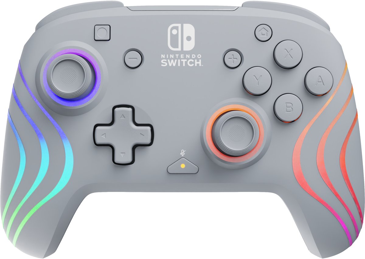 PDP Afterglow WAVE - Gaming Controller - RGB - 3,5mm Jack - Geschikt voor Nintendo Switch - Grijs – foto 2