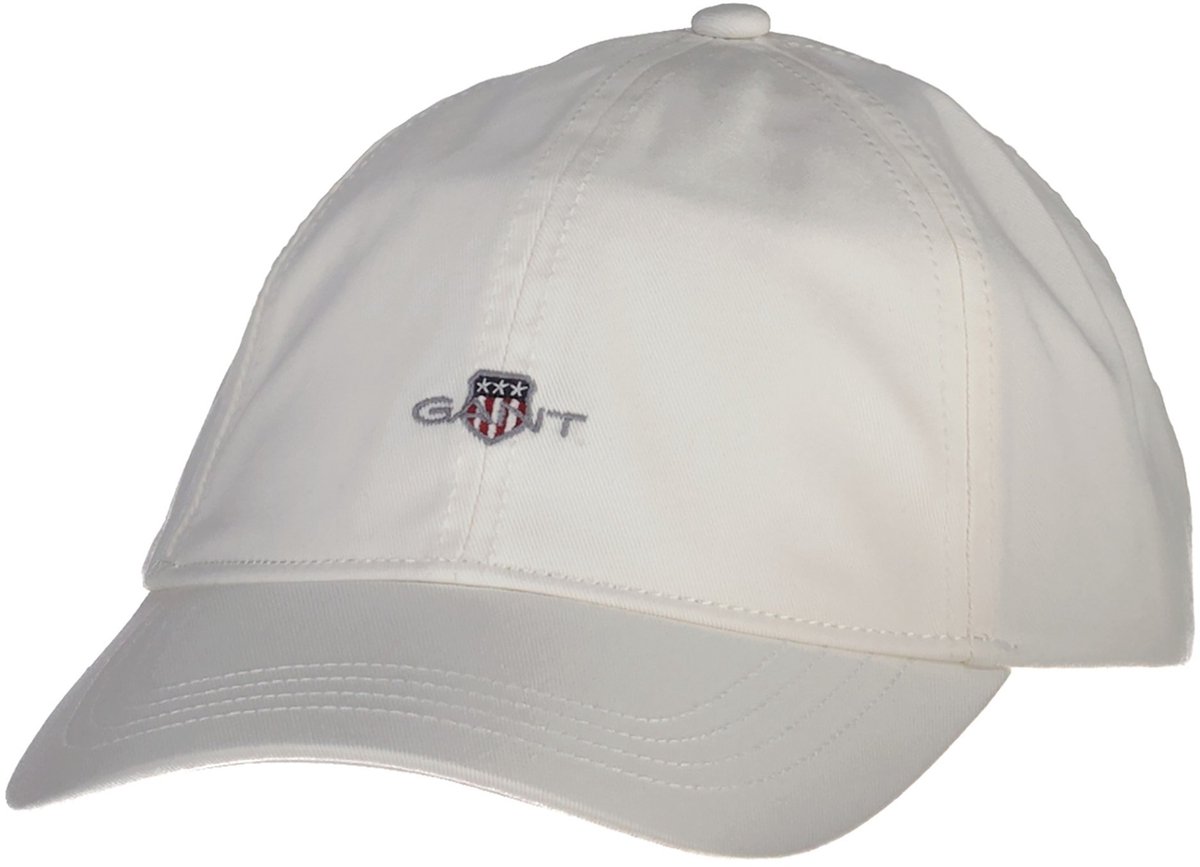 GANT heren pet shield twill logo wit