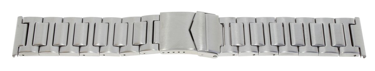 metalen band edelstaal 24 mm staal gesatineerd