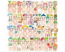 110Pcs Sonny Angel Stickers - Vinyl Waterproof Cute Stickers voor Kinderen - Teen Crafts - Laptop - Bottels - Enveloppen - Geschenken - Tags - Snowboard
