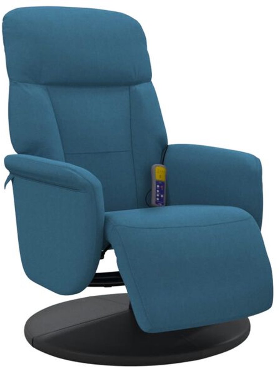 GranMaison Massagestoel - Relaxfauteuil - Zetel - 1 persoons - Met armleuning - Zeer comfortabel - Elektrisch - Blauw