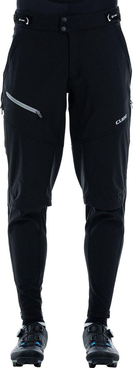 CUBE BLACKLINE SOFTSHELL PANTS 365 Zwart