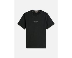 Scotch & Soda Embroidered Slub Regular-Fit T-Shirt