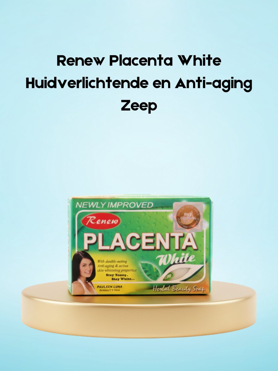 Renew Placenta White Skin Lightening en Anti-aging Zeep 135 gr