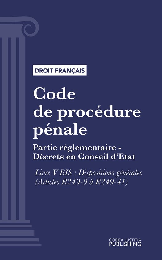 Code de procédure pénale - cover