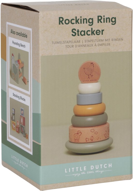 Little Dutch - Tuimelstapelaar FSC - Little Farm van Little Dutch — afbeelding 5