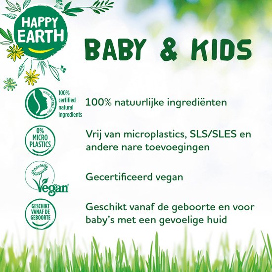 Happy Earth Hairlotion voor baby & kids 150 Milliliter van Happy Earth — afbeelding 2