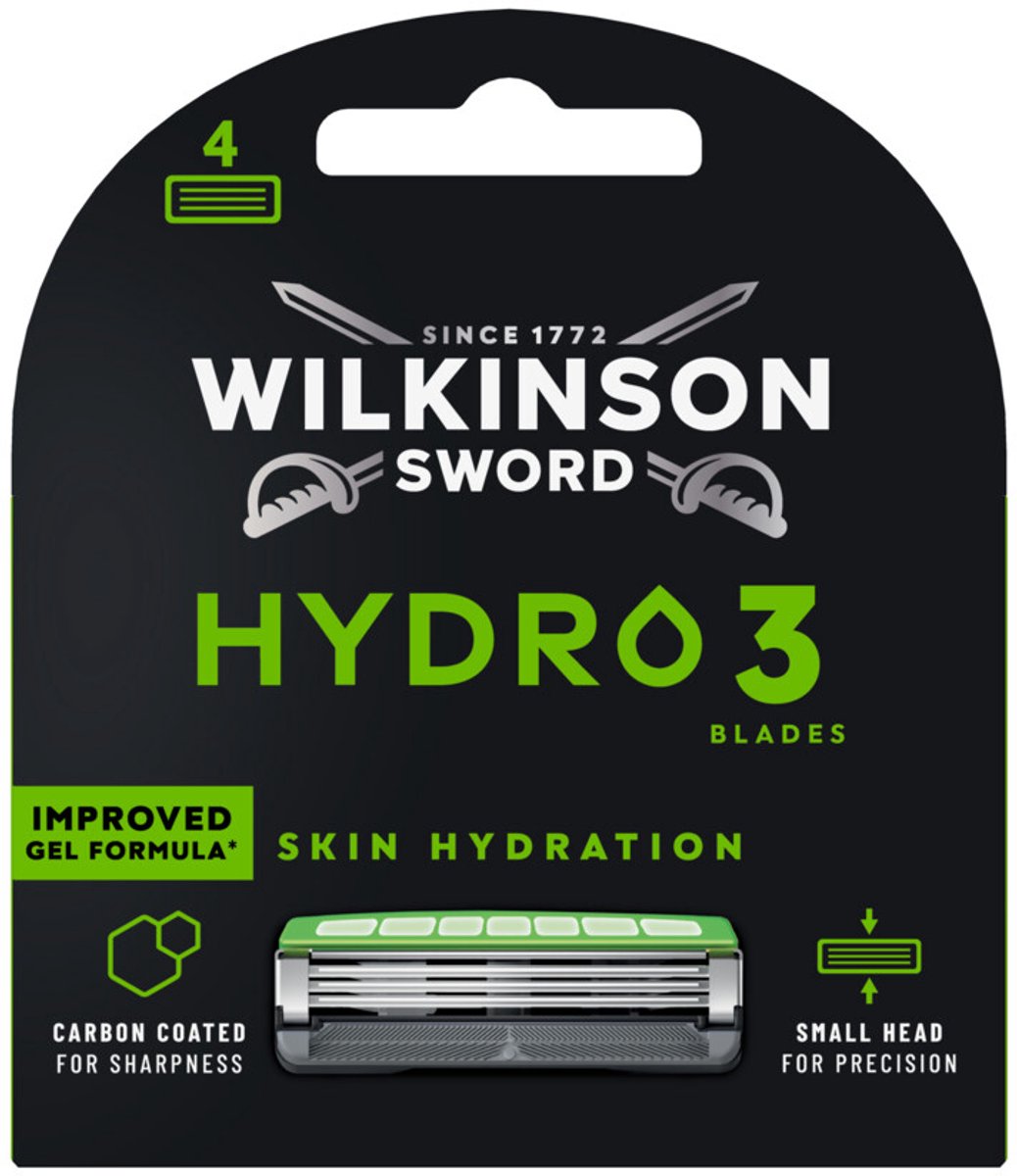 Wilkinson Hydro 3 Navulmesjes - 4 stuks