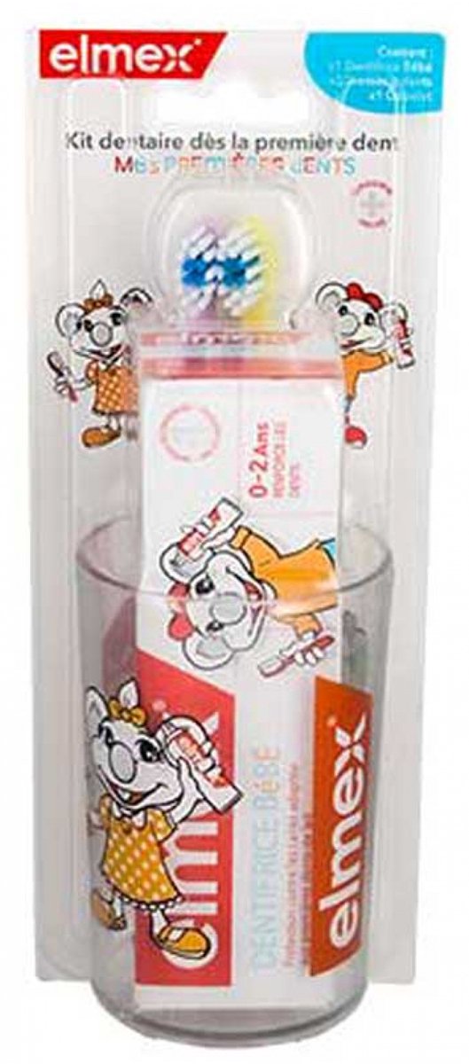 Elmex Tandartsset Voor Kinderen (Kleur : Geel en paars)
