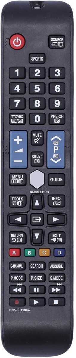 Afstandsbediening voor Smart TV, Vervangingscontroller voor Diverse Modellen