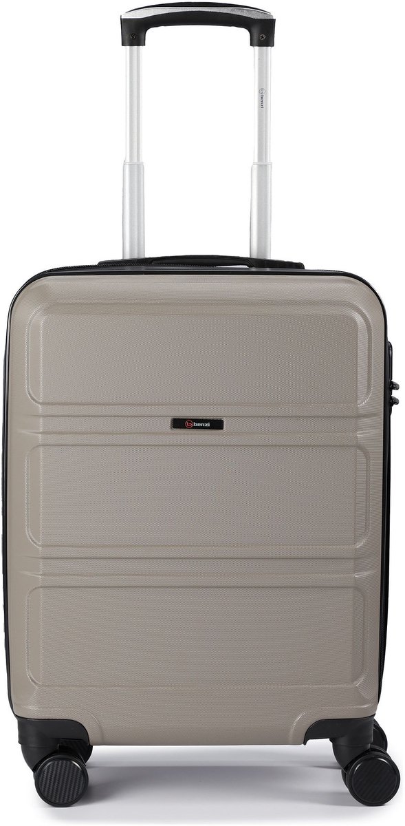 Benzi 5739 4 wielen Cabinewagen S 55 cm - Harde bagage - TSA slot - grau