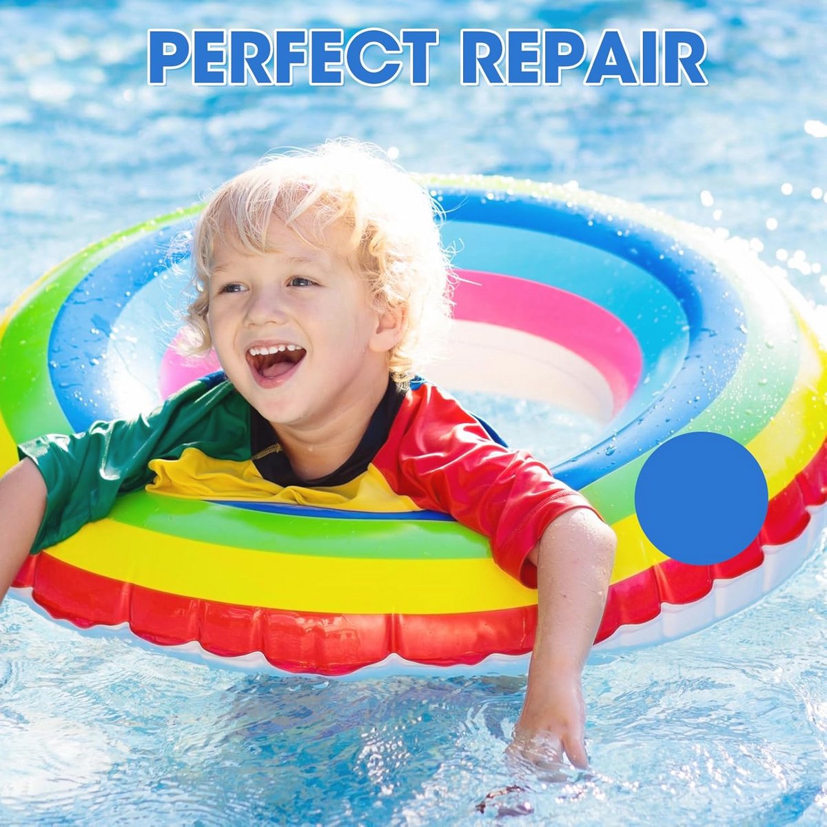 Reparatieset voor Zwembad - Zelfklevende Waterdichte Pleisters en Onderwater Reparatiematerialen