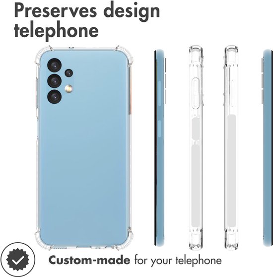 Transparante telefoonhoes, op maat gemaakt voor uw telefoon, behoudt het originele design.