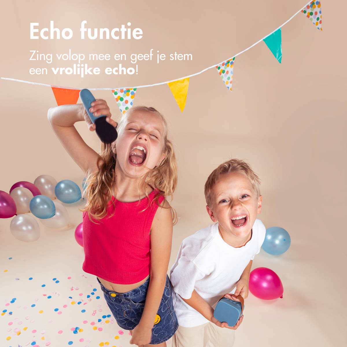 imoshion Karaoke Set - Met Bluetooth Speaker en Draadloze Microfoon - Karaokeset voor Volwassenen en Kinderen — afbeelding 3