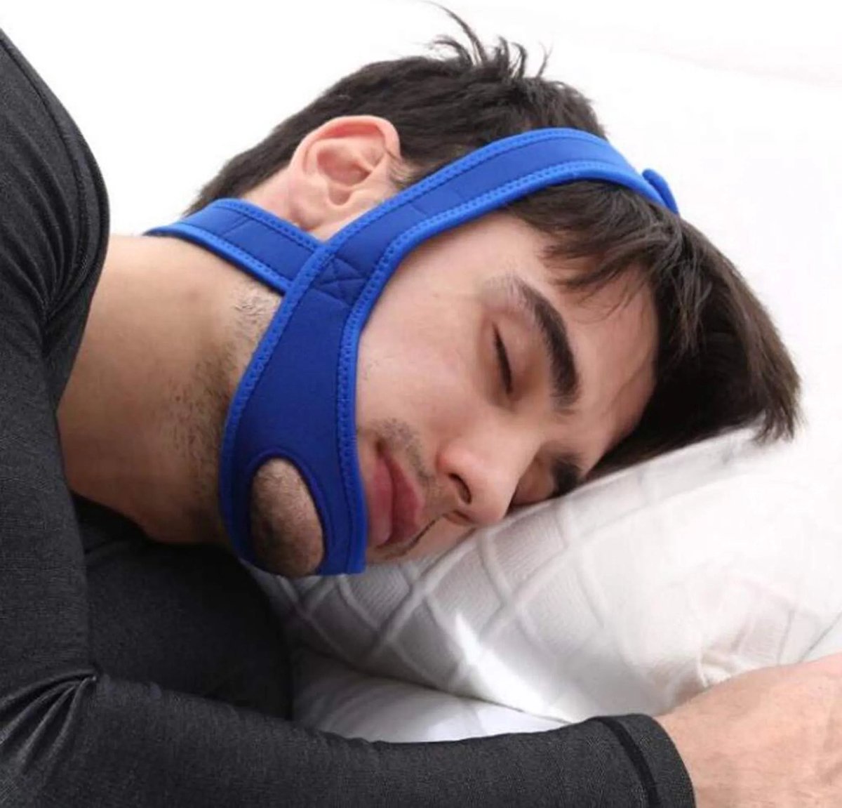 Anti-snoring chin strap, elastic anti-snoring chin strap, corrects mouth breathing