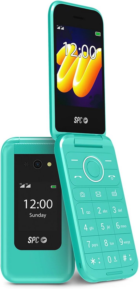 Basic 4G Mobiele Telefoon voor Digitale Ontkoppeling en Veilig Contact voor Tieners - Camera, Dubbel Scherm, SOS-knop en 7 Dagen Batterij