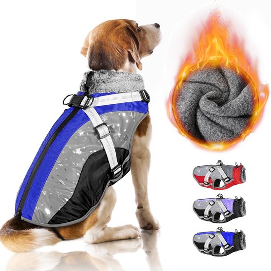 Haute qualité imperméable violet chien veste décontractée taille personnalisable