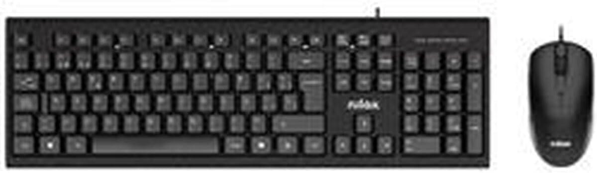 Toetsenbord en Muis Combo - USB - QWERTY Spaans - Zwart