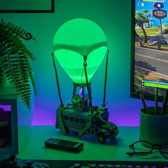 Fortnite Battle Bus Diorama Light - Officieel Gelicentieerde Kleurveranderende Gaming Lamp met Koptelefoonhouder- Paladone van Paladone — afbeelding 4
