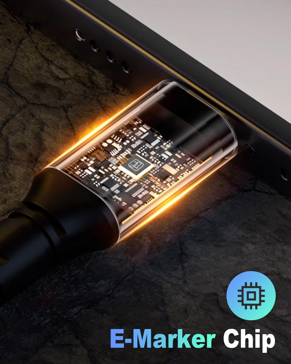 USB-C verlengkabel 1,8 meter 20 Gbps 100 Watt 4K 8K USB C naar USB C verlengsnoer geschikt voor snelladen en opladen van laptop tablet mobiele telefoon hardeschijf dockingstation harde schijf behuizing oordopjes VR headset auto lader en meer – foto 6