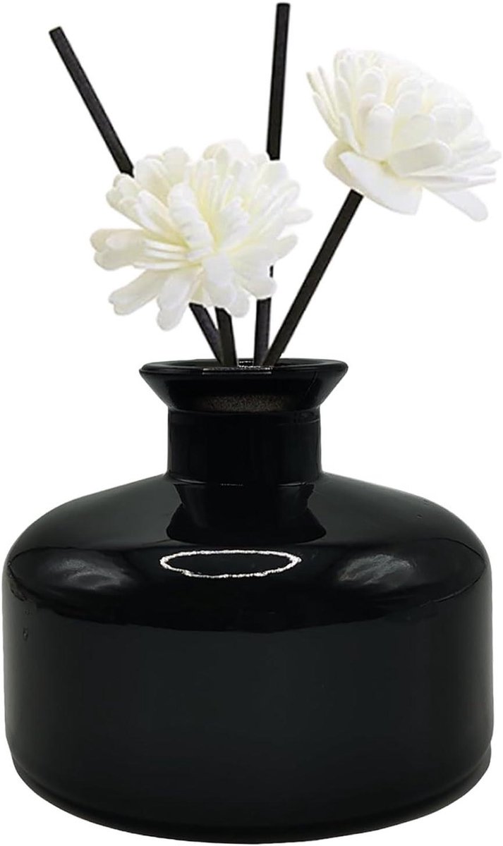 Ronte - Lege Navulbare Glas Diffuser Fles - Aromatherapie Opslag Jar - Parfum Geur Accessoires - DIY Vervanging Reed Sticks - Ambachten Decor - 200 ml