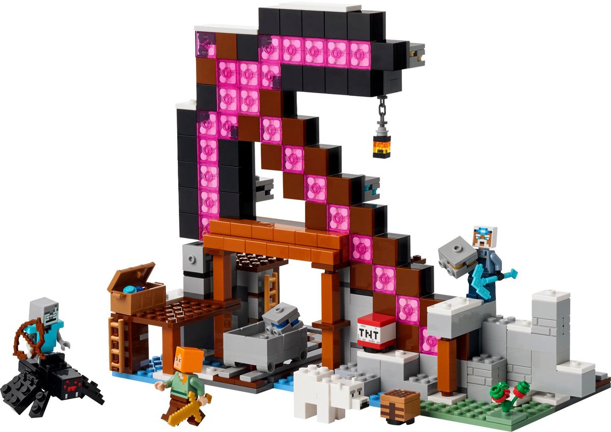 LEGO Minecraft De Pikhouweelmijn Bouwpakket voor Kinderen - 21277 — afbeelding 14