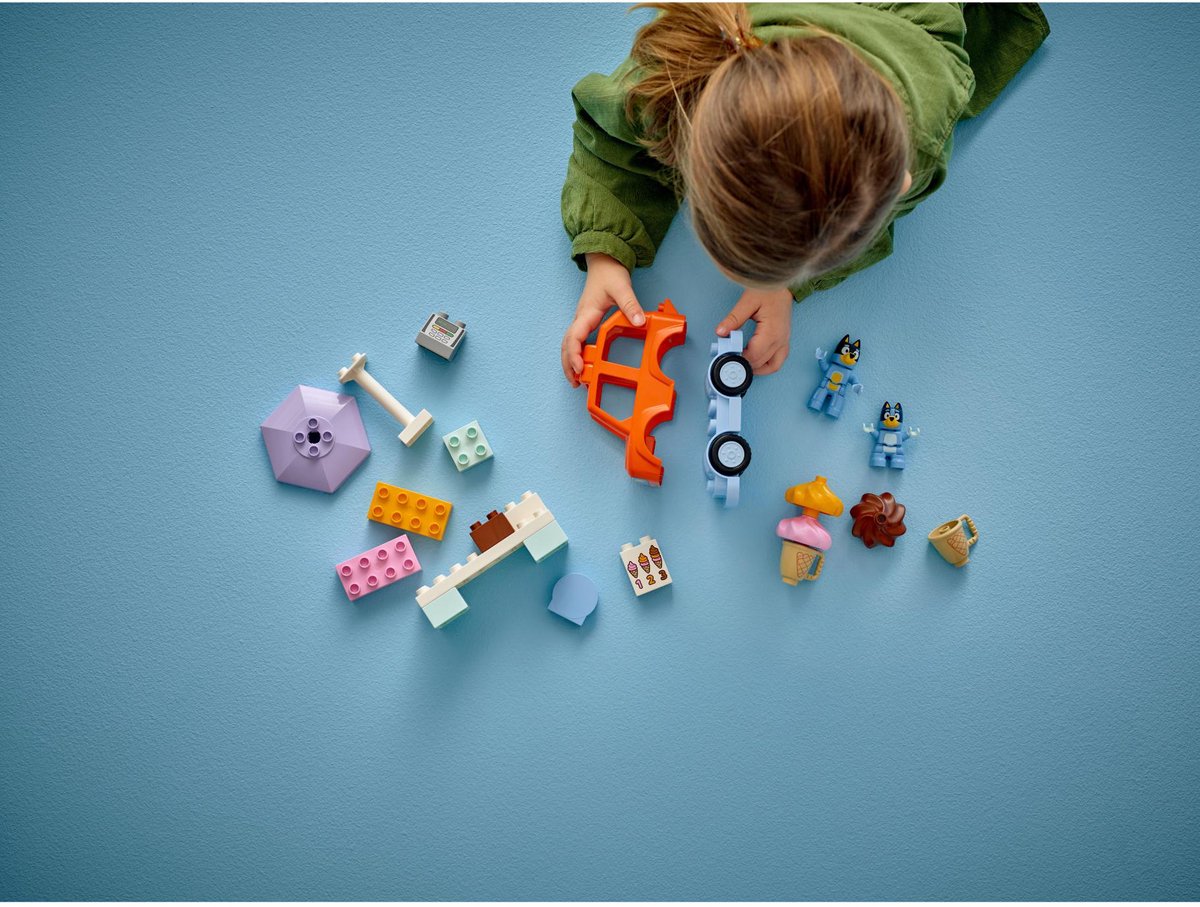LEGO DUPLO Bluey: Een IJsje Halen met Bluey Speelgoed Ijsjes Bouwpakket voor Kinderen 10458 — afbeelding 10