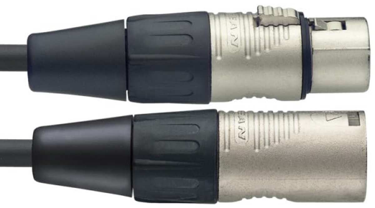 Stagg N Series Microfoonkabel - XLR Mannelijk/Vrouwelijk 3 meter