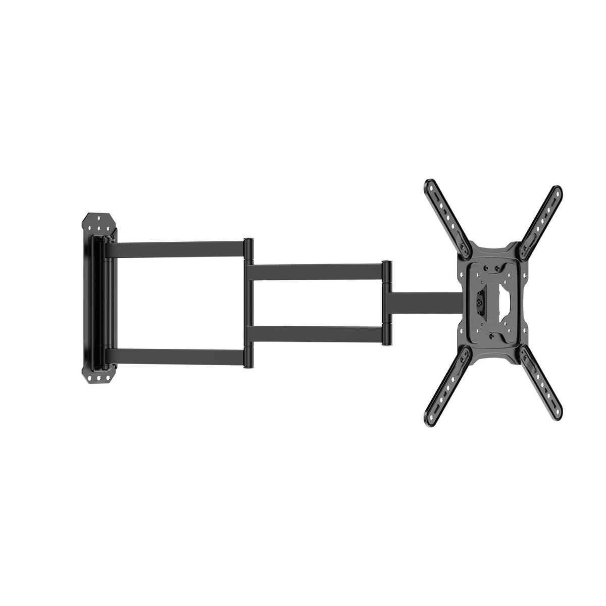 Wolff Mount TVB-15XL – 95 cm Extra Lange Full-Motion TV Muurbeugel – 4 Draaipunten – Tot 65 inch – VESA 400x400 – 35 kg Draagkracht – Universeel