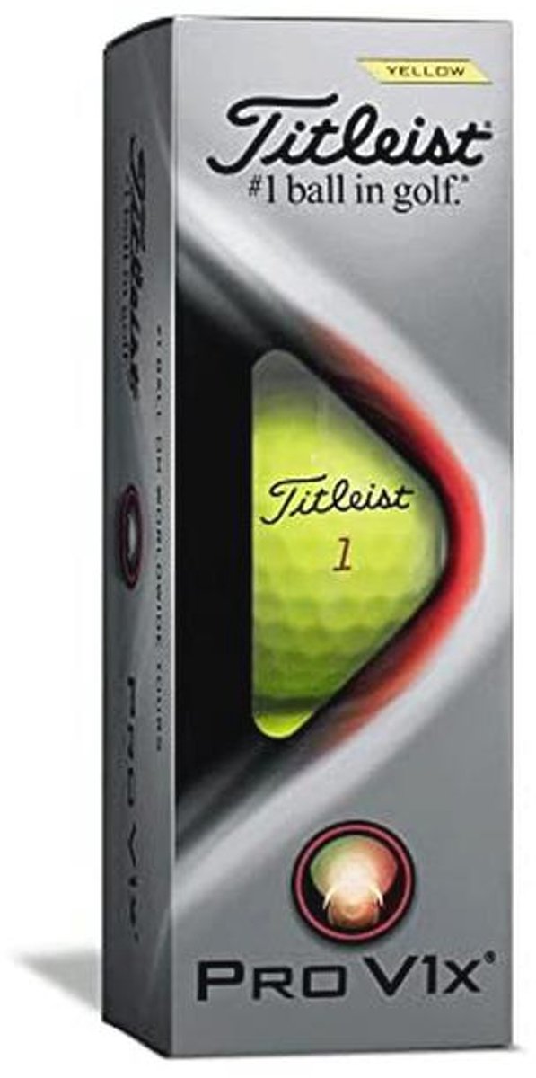 Golfballen Pro V1X - Geel, Volwassenen, Uniseks, Perfect voor Elke Golfer van Merkloos — afbeelding 2