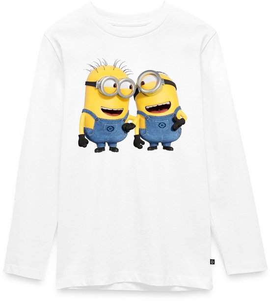 T-Shirt Premium Amusant Minions Phil Et Stuart Pour Ado Avec Manches Longues