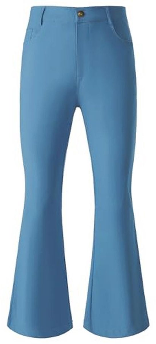 Heren uitlopende broek jaren 70 voor carnaval en disco