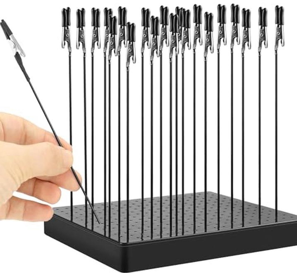 Model Paint Tool met Krokodillenklemmen en Stabiele Basis voor Modelbouw