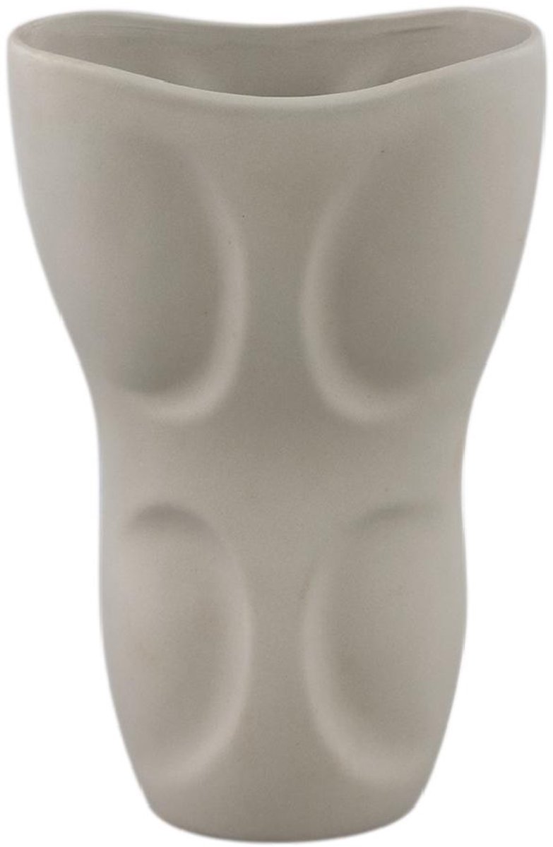 PTMD Vaas Dayna - Grijs - 17x8.5x27cm