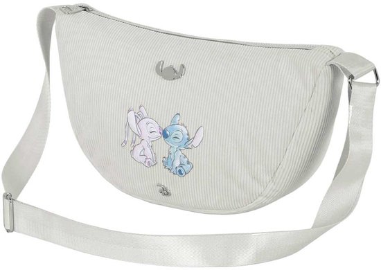 Karactermania - Disney - Lilo et Stitch - Sac ovale Tender-Roy - Sac bandoulière - Sac à main - Blanc cassé