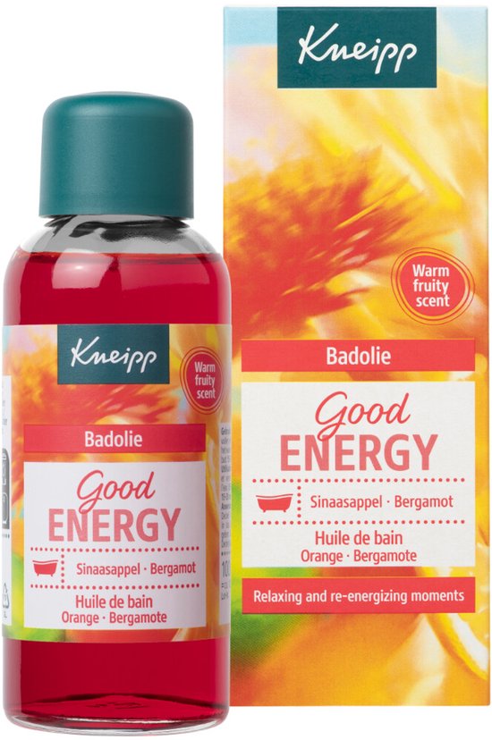 Kneipp Good Energy - Badolie - Sinaasappel Bergamot - 100 ml