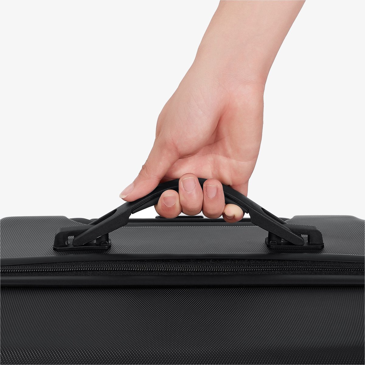 Roestbol Tuin Arebos Reiskoffer Set Van 3 - ABS Harde Koffers, Rosé-goud, Telescopisch Handvat, 360° Wielen, M/L/XL Maten Samsonite Wielen