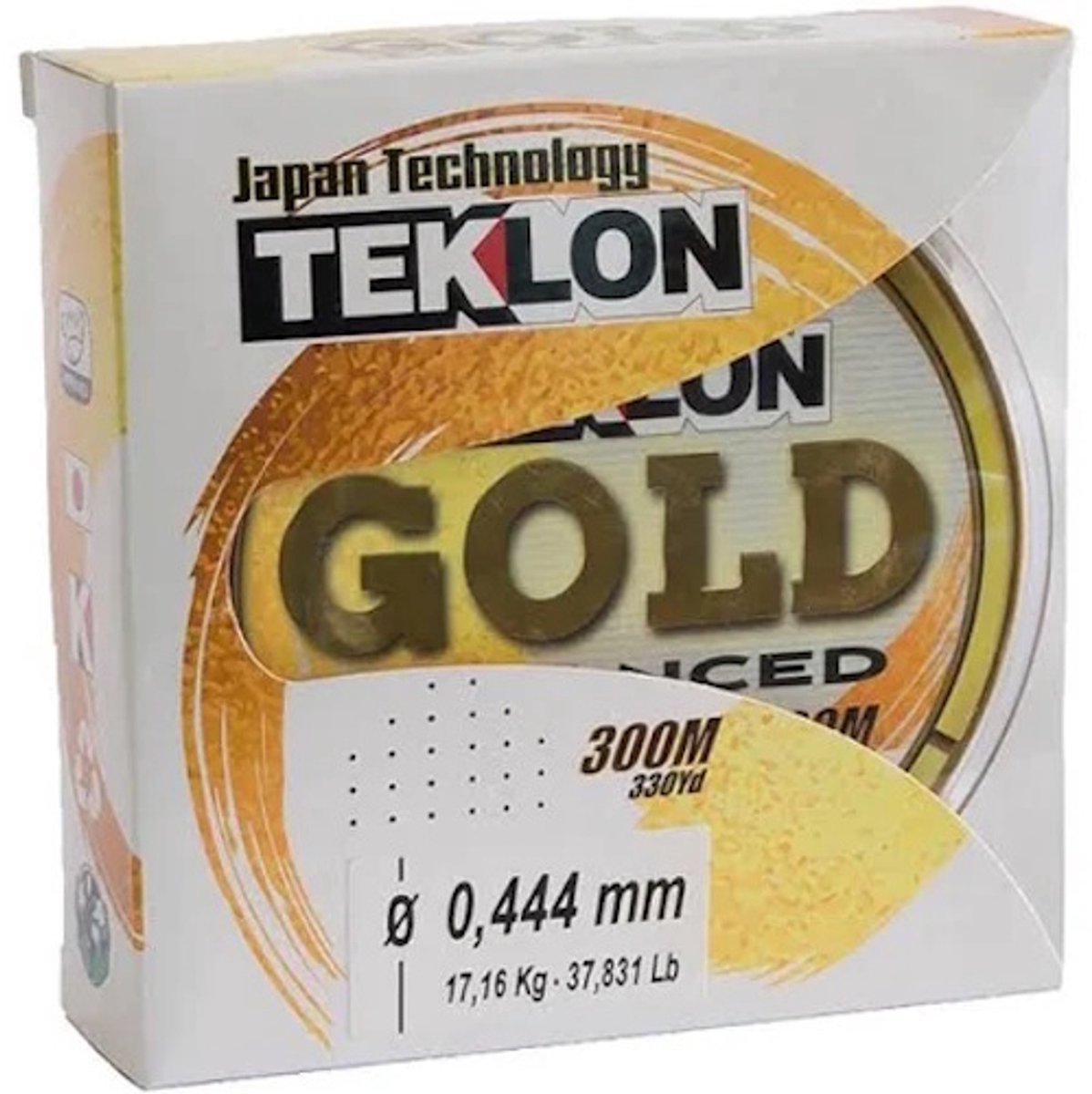 Teklon Gold Advanced vislijn 300 meter - Japanse premium nylon lijn van Teklon, verkrijgbaar in diverse diameters 0,352MM / 11,0KG